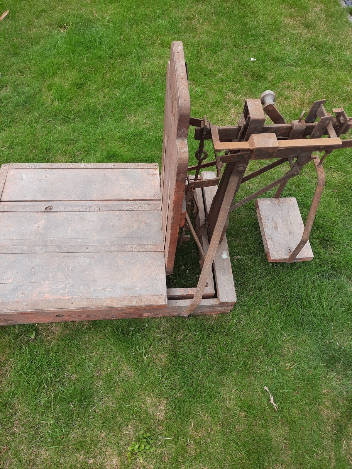 Antieke Normaal-Bascule - Draagkracht 250 Kgr, Ophalen, Gebruikt, Vloerweegschaal, 200 kg of meer