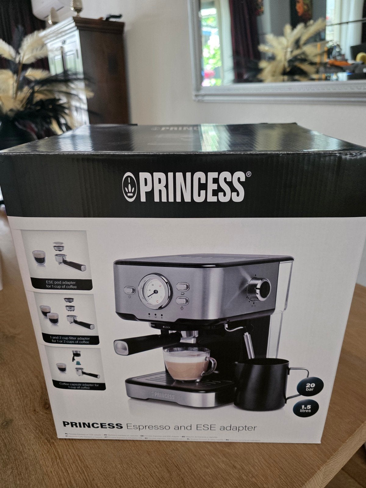 Princess espressomachine, Ophalen, Espresso apparaat, Nieuw, Gemalen koffie