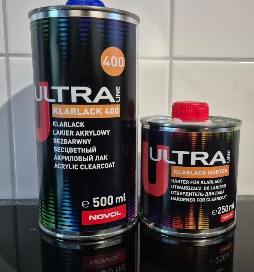 KlarLack lak 500 ml + harder 250 ml, Ophalen of Verzenden, Nieuw, Wit, Lak