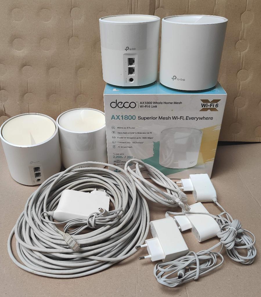 TP link Deco X20 (5 stuks), Computers en Software, WiFi-versterkers, Ophalen, Zo goed als nieuw, TP Link Deco
