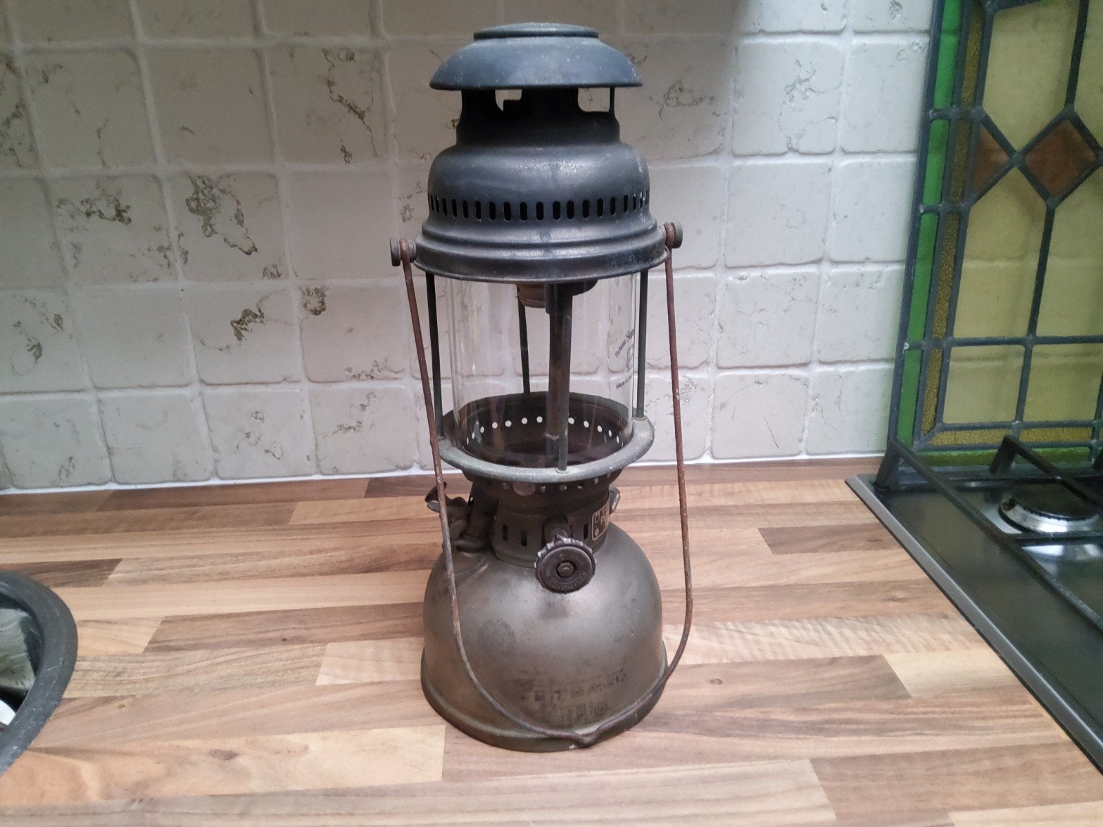 Petromax Rapid 828 E/350 CP jaren '50 Kerosine Lamp, Ophalen of Verzenden