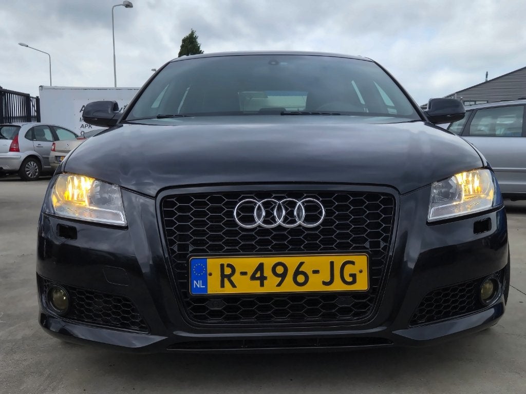 Audi A3 Sportback 2.0 TDI S-line (nieuwe DPF + distributie), Zwart, Zwart, Leder, Particulier