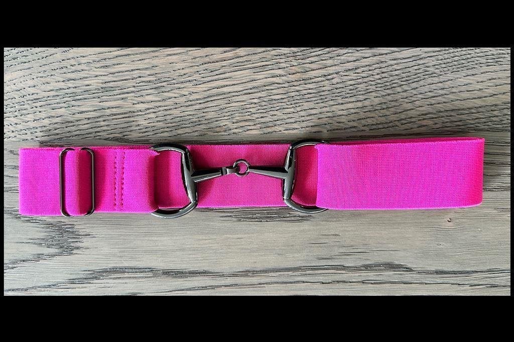 Roze - Zwart - Paardrij Riem - Trensriem - Paardrijriem - Pa, Ophalen of Verzenden, Nieuw, Springen, Overige typen
