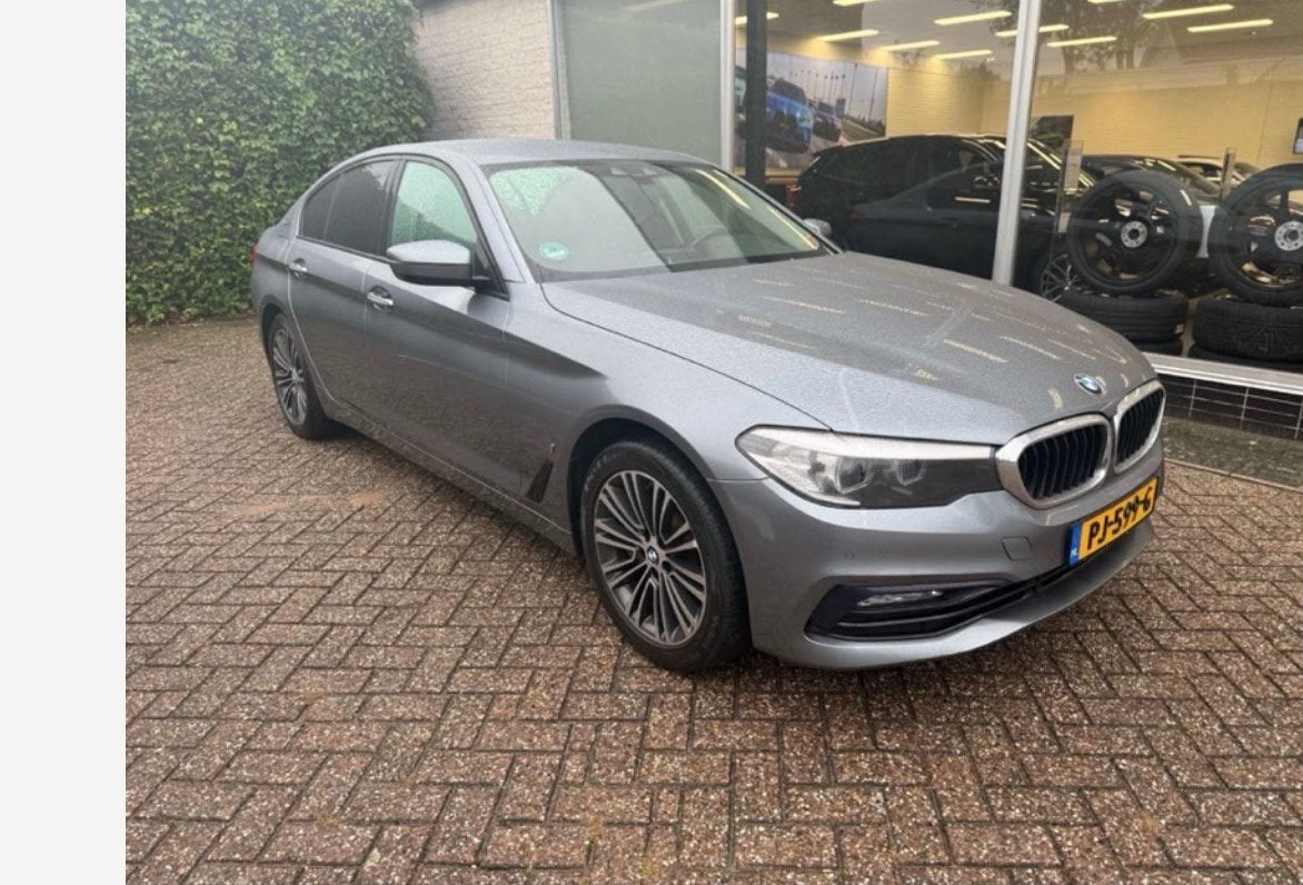 BMW 5-Serie 530e 252pk Aut. 2017 Grijs, 1998 cc, Achterwielaandrijving, Sedan, Zilver of Grijs