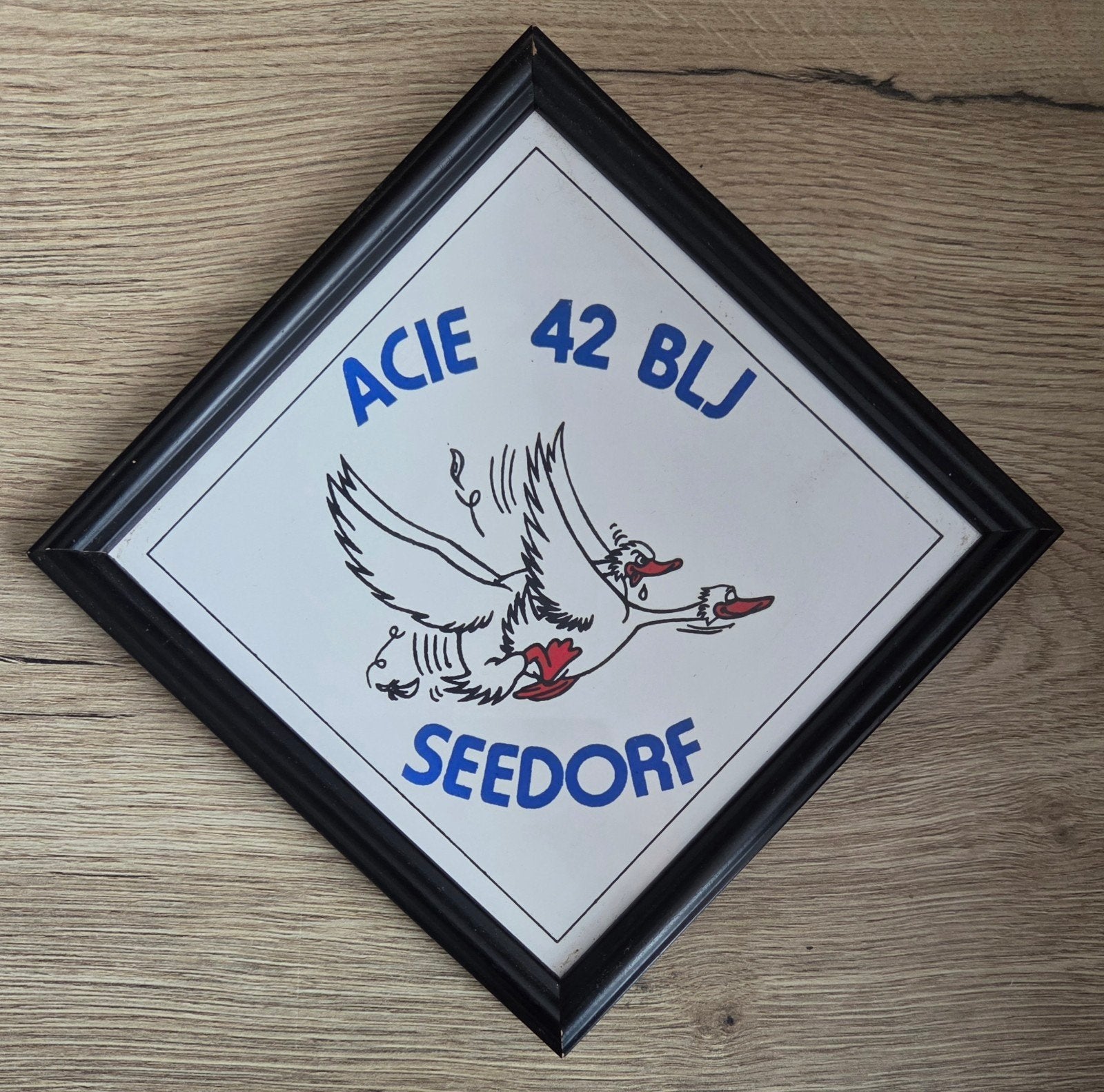 3 originele herinneringstegeltjes 42 BLJ Seedorf, Verzamelen, Militaria | Algemeen, Ophalen of Verzenden