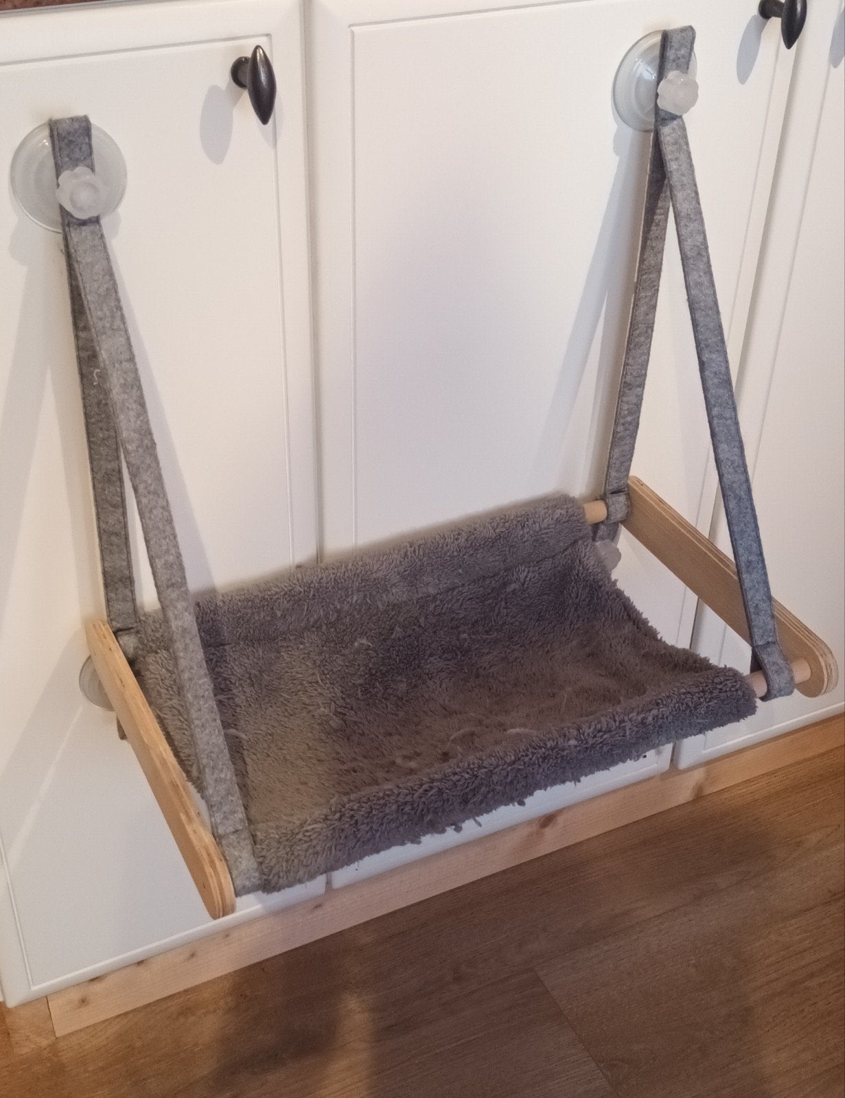 Hangend mandje/hangmat voor je kat, Ophalen of Verzenden, Gebruikt
