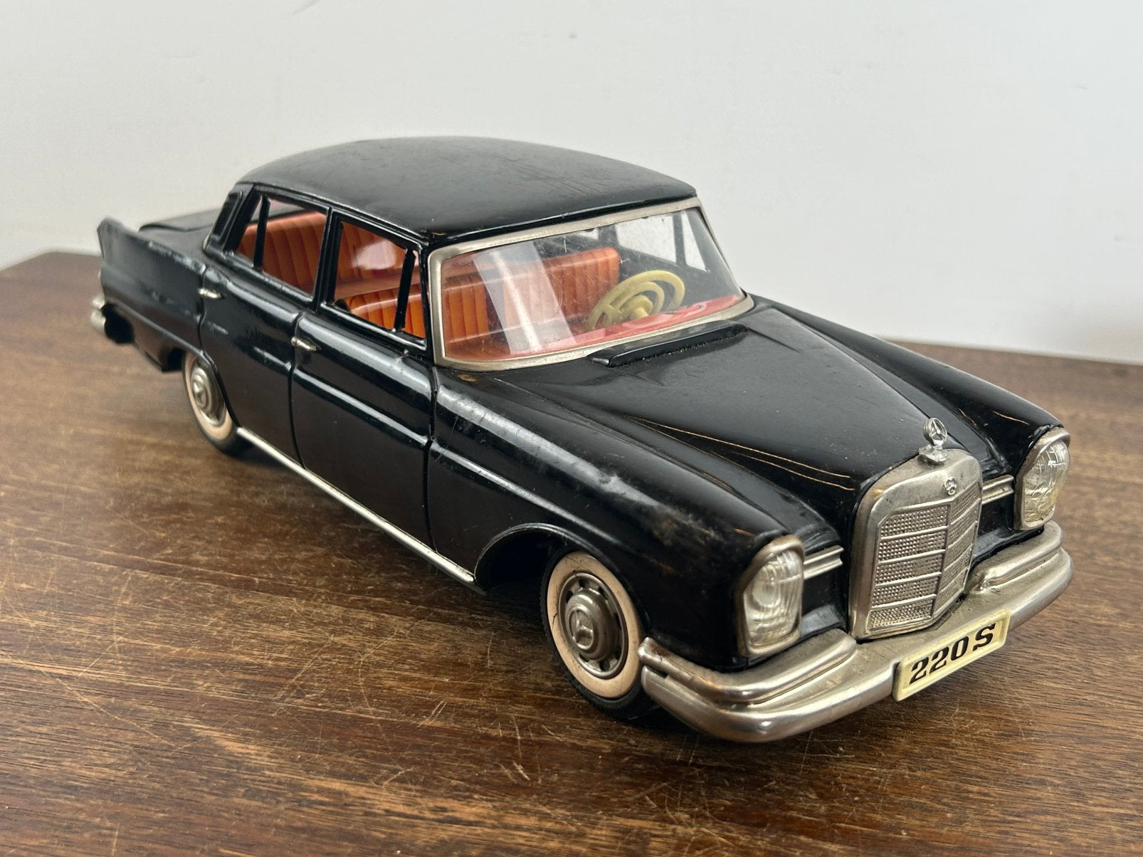 Shioji SSS Mercedes Benz 220 S Zwart made in Japan, Ophalen of Verzenden