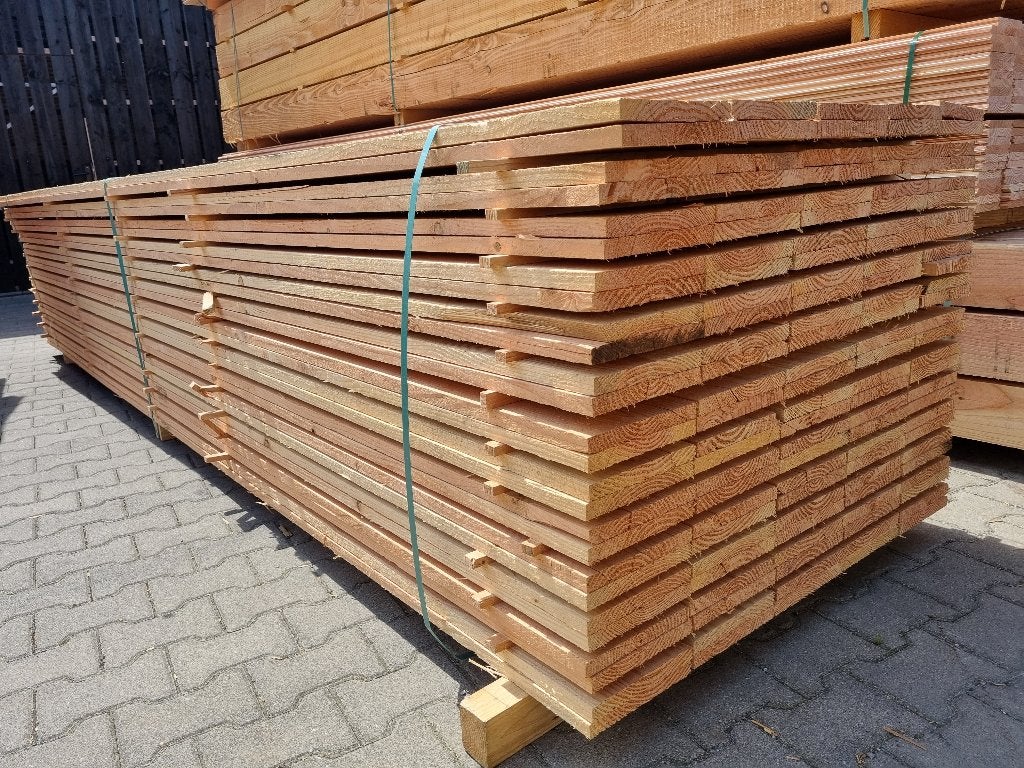 Douglas fijn bezaagd 22x200 | 2,2x20 plank, Ophalen of Verzenden, Nieuw, 250 cm of meer, Planken