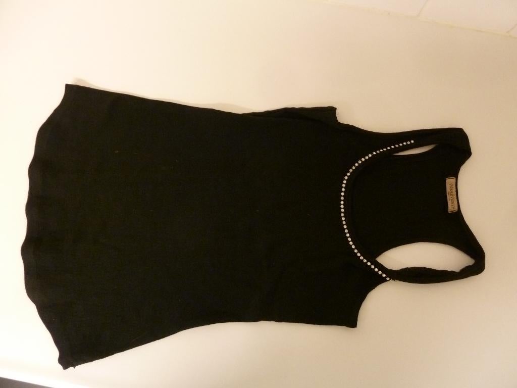 NANA NUCCI TOP MAAT 38 NIEUW ZWART, Kleding | Dames, Maat 38/40 (M), Zwart, Nieuw, Ophalen of Verzenden