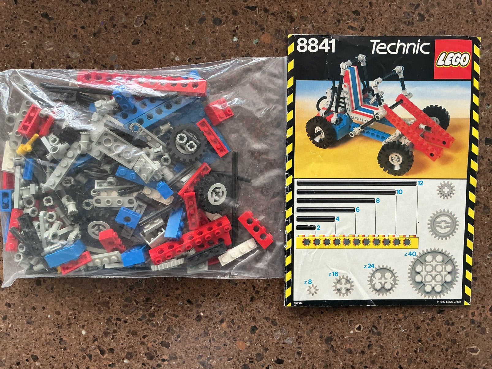 Lego Technic 8841 Dune Buggy, G1, Ophalen of Verzenden, Zo goed als nieuw