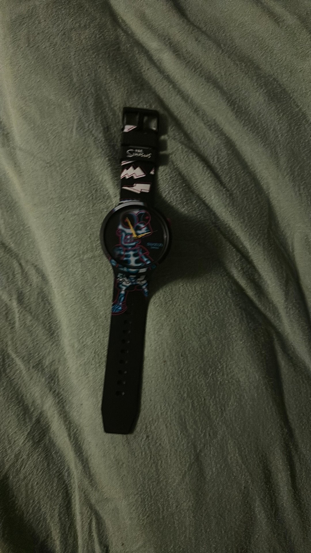 Swatch bart simpson special edition, Ophalen of Verzenden, Kunststof, Swatch