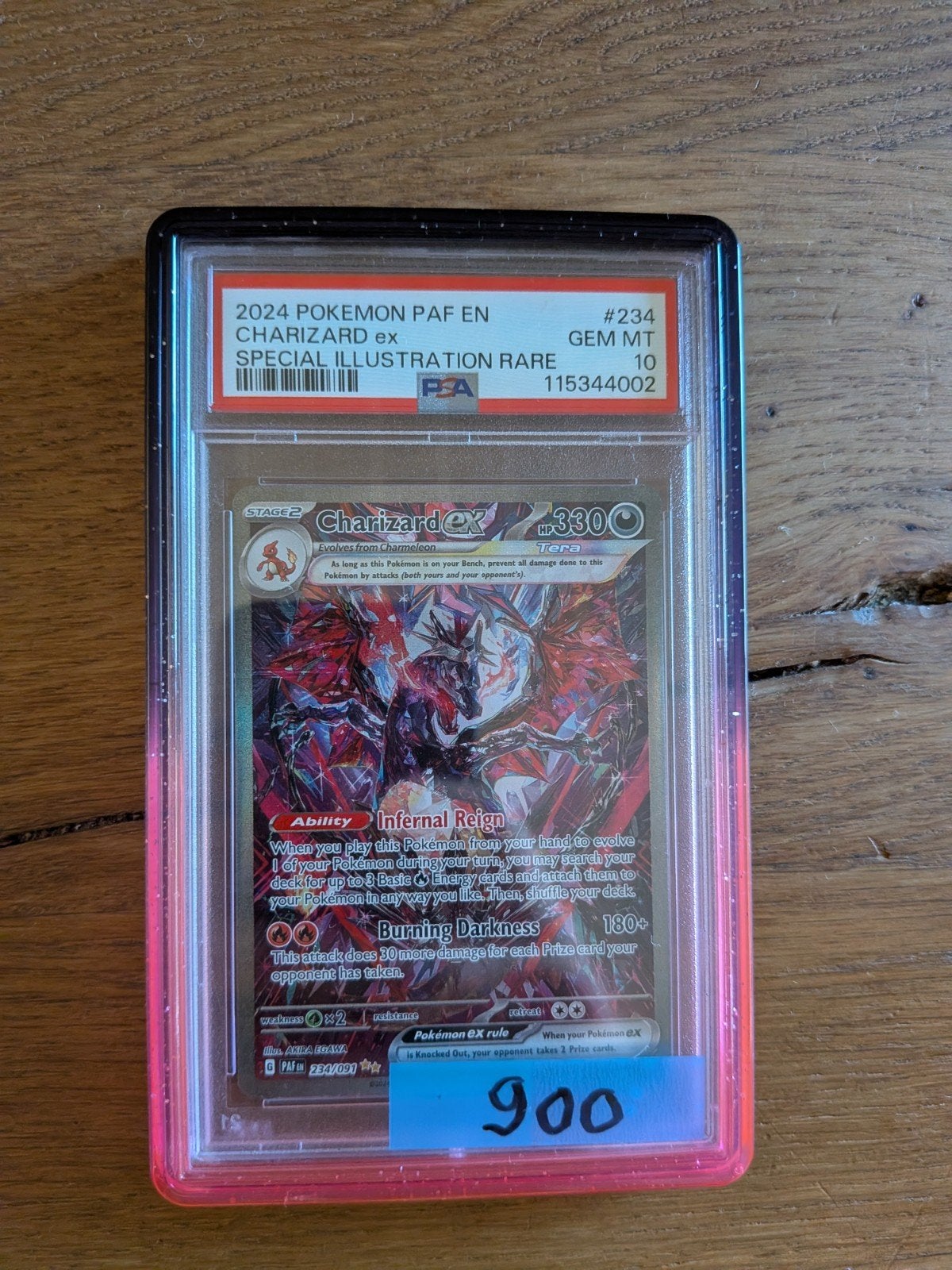 Charizard ex #234 PSA 10 GEM MT - Obsidian Flames, Ophalen of Verzenden