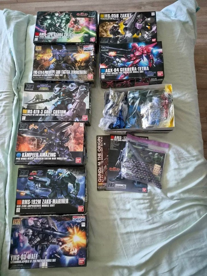 partij Bandai Gundam Gunpla modelbouwsets, Hobby en Vrije tijd, Modelbouw | Figuren en Diorama's, Ophalen of Verzenden, Nieuw