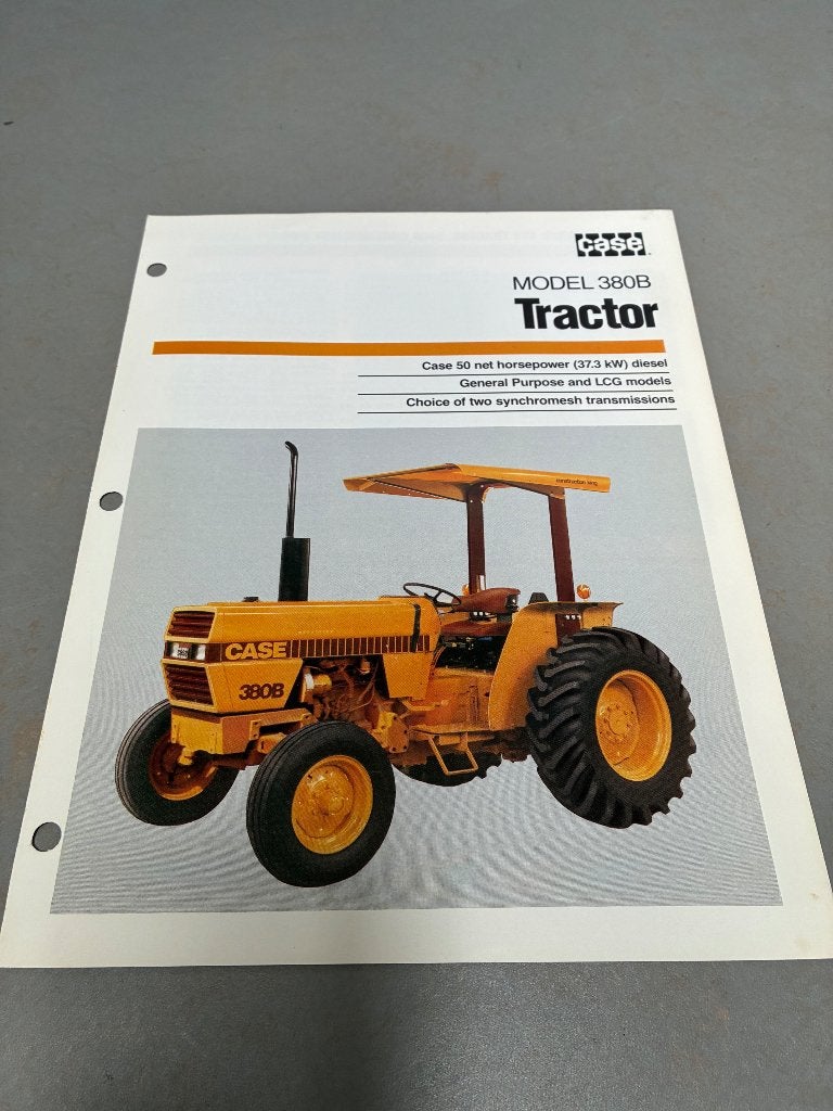 Case (International) trekker tractor folder brochure, Ophalen of Verzenden, Gelezen