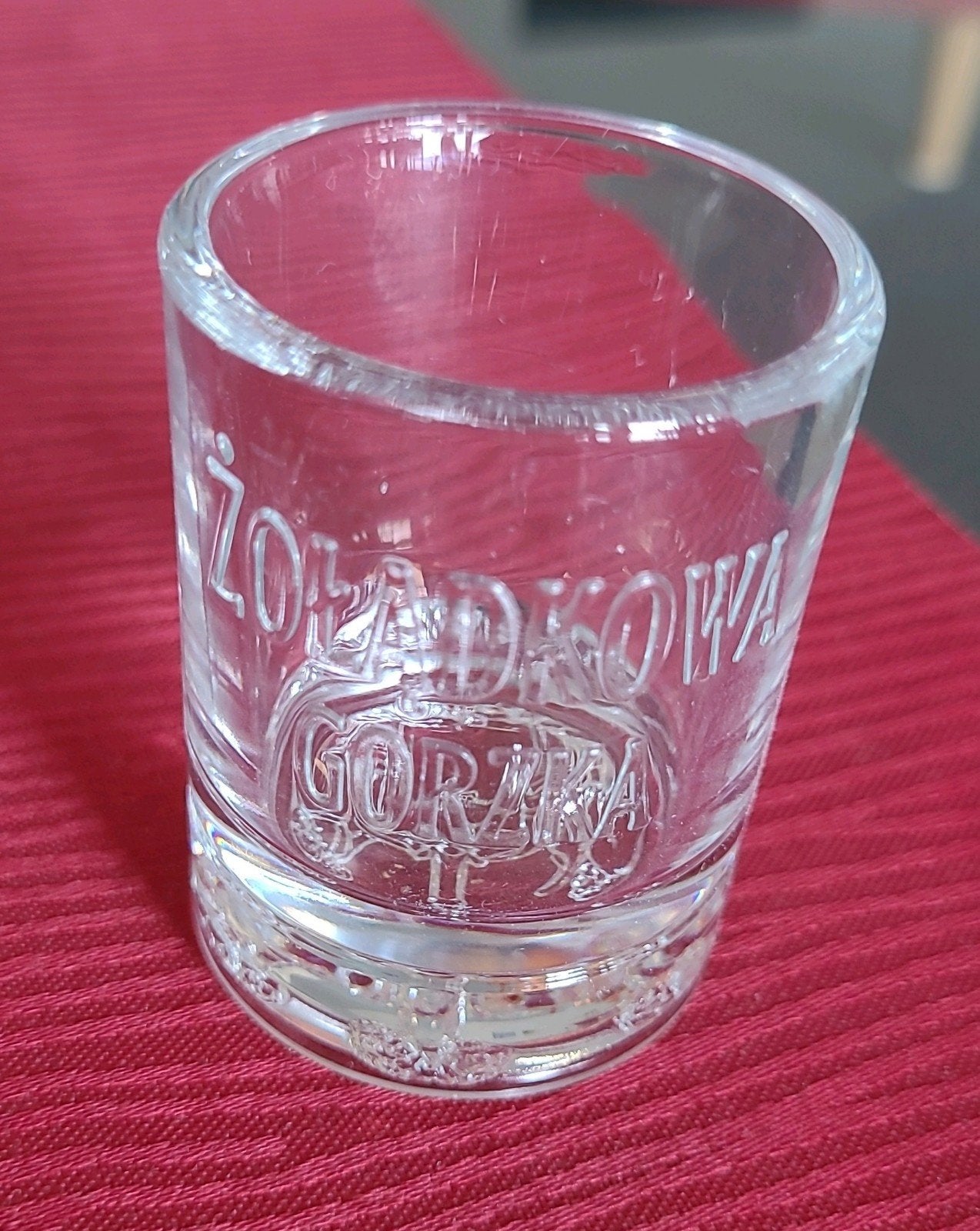 Zoladkowa gorzka dik wodka glas vodka, Verzamelen, Ophalen of Verzenden
