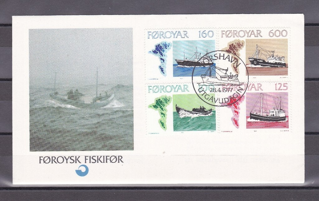 1e dag Faroer schepen 1977, Ophalen of Verzenden, Onbeschreven, Europa