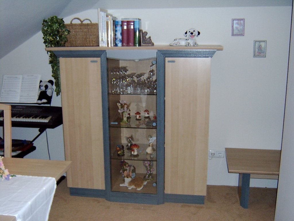 Gratis Vitrinekast, Huis en Inrichting, Ophalen, 100 tot 150 cm, 150 tot 200 cm, 25 tot 50 cm