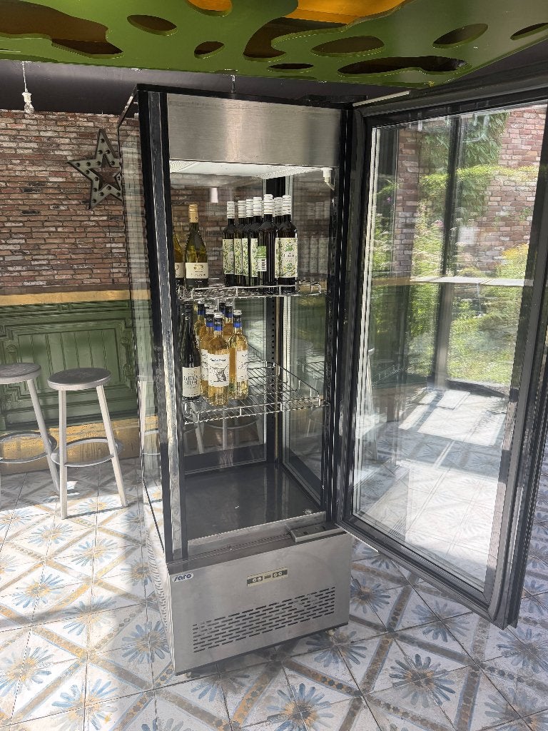 SARO LEONIE professionele koelvitrine 400L – horeca koelkast, Ophalen, 200 liter of meer, 60 cm of meer, 160 cm of meer