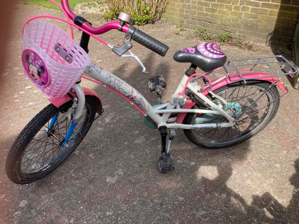 Meisjes fiets 20 inch, Ophalen, Zo goed als nieuw, 20 inch