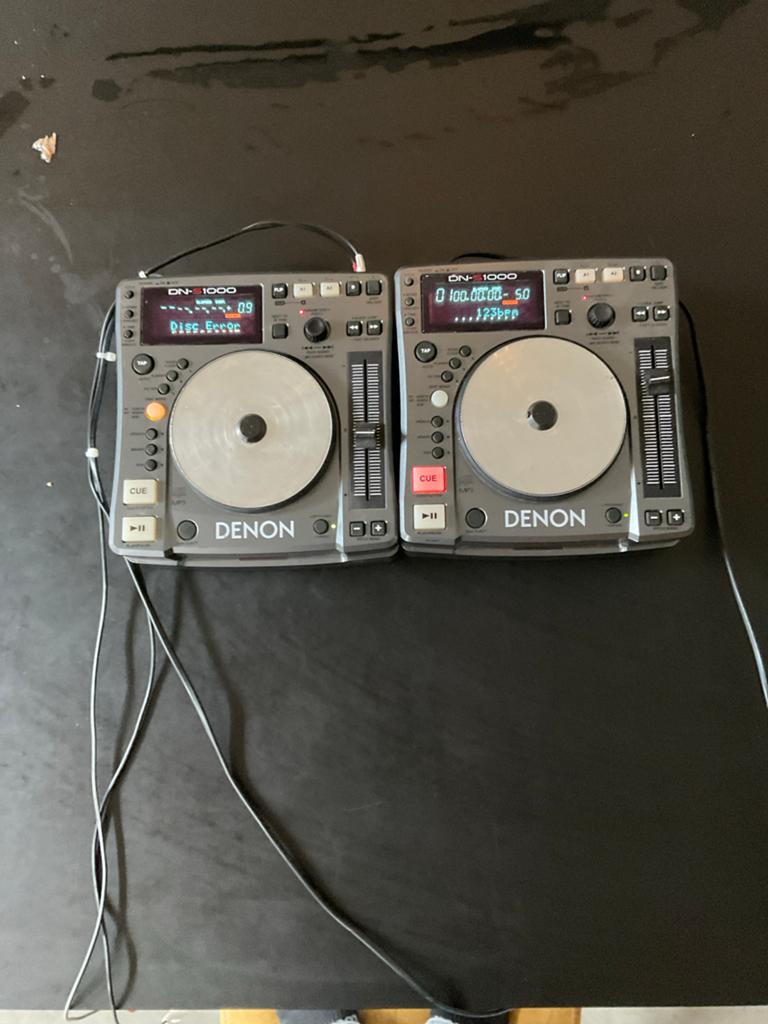 Denon DN-S1000 DJ CD-spelers (set van 2), Ophalen of Verzenden, Gebruikt, Dj-set, Denon
