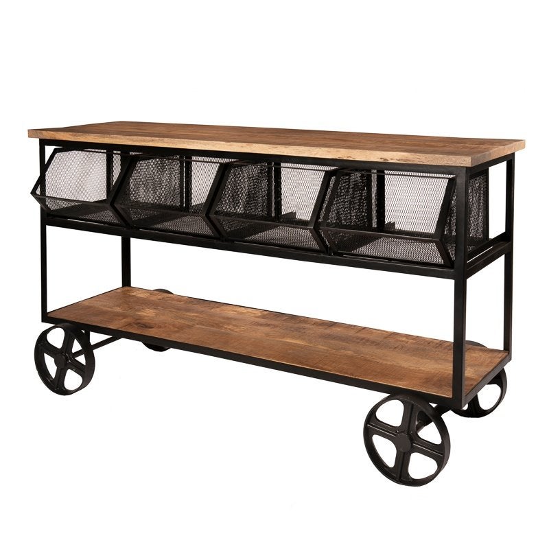 Industriële Retro Keuken Trolley Fruitkar Horeca Keukenblok, Info@dehanzeherten.nl, De Hanze herten BV, Nieuw, Ophalen of Verzenden