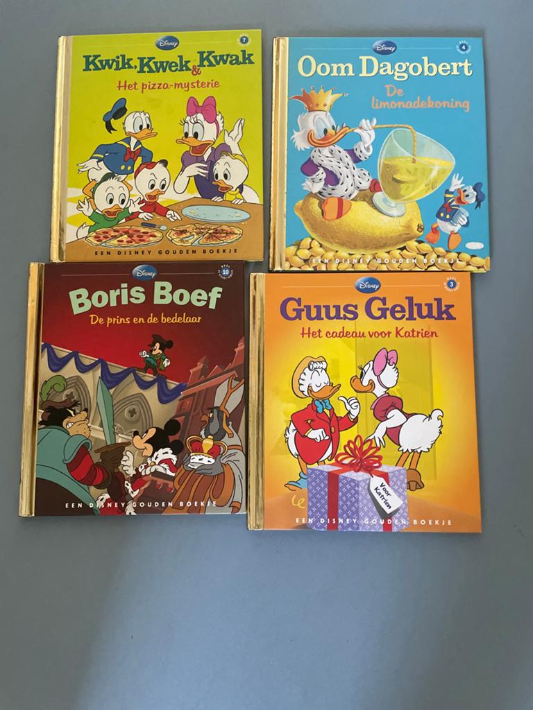 Disney Gouden Boekjes: Kwik, Kwek, Kwak, Oom Dagobert, Boris, Ophalen of Verzenden, Gelezen, Fictie algemeen