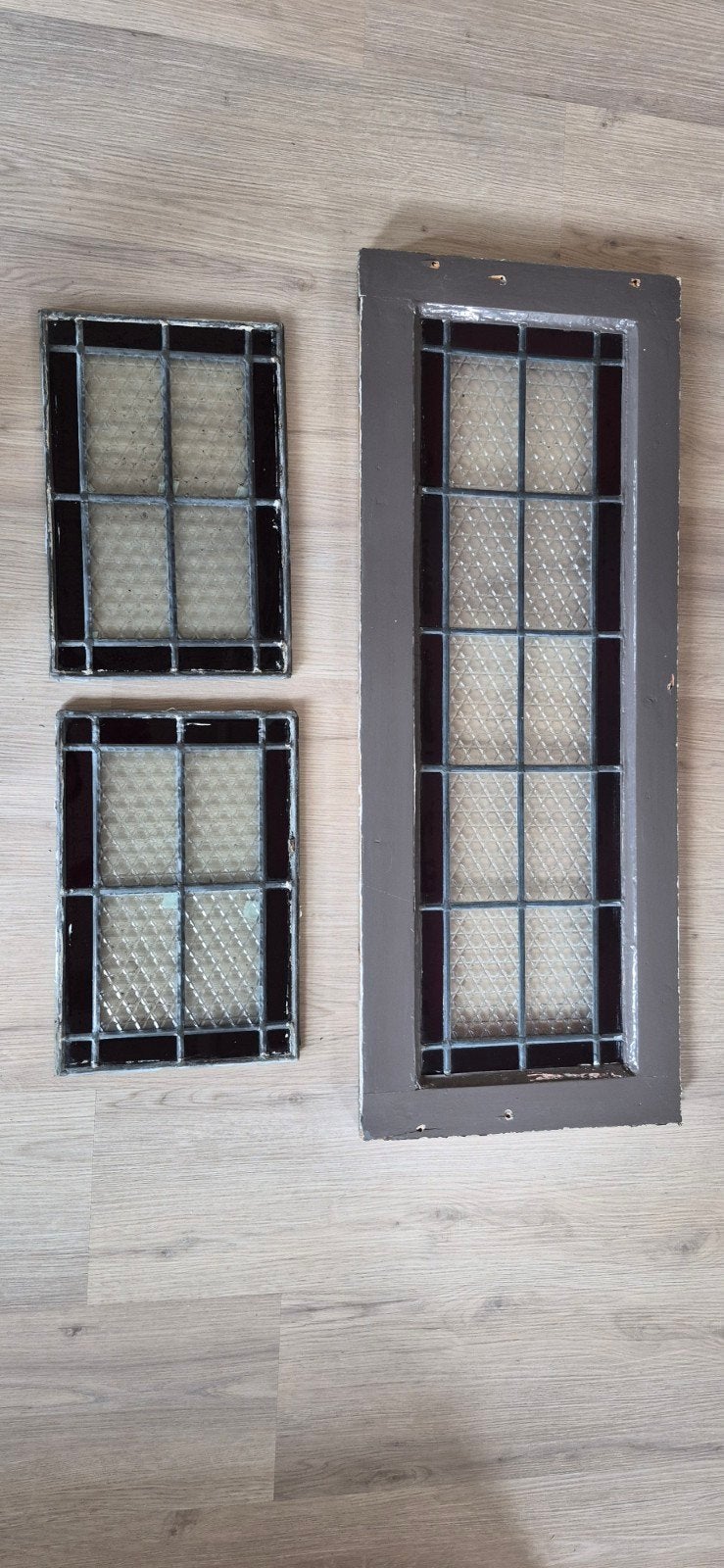 glas in lood ramen, Ophalen, Gevelraam of Ruit, 80 tot 120 cm, Zo goed als nieuw