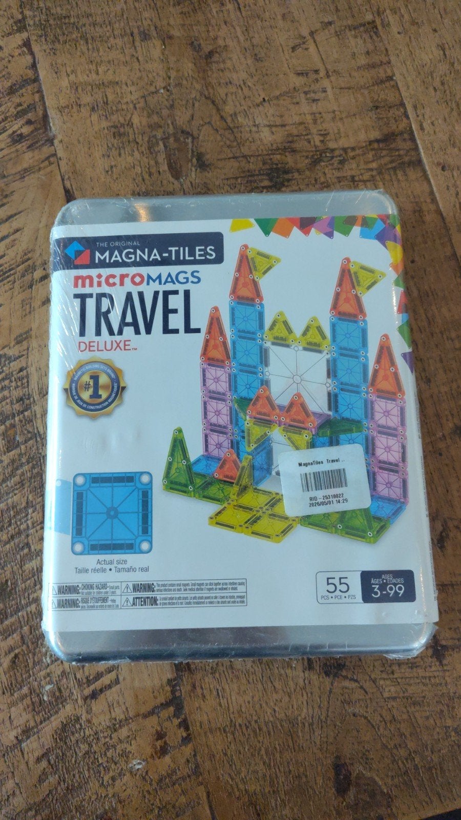 Magna-Tiles MicroMags Travel Deluxe - Licht beschadigd blike, Ophalen of Verzenden, Zo goed als nieuw, Overige merken