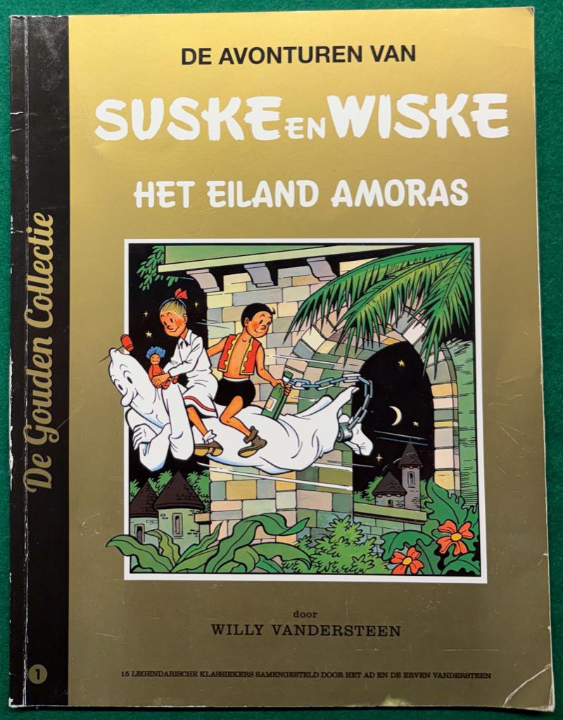 Suske & Wiske Het eiland Amoras, Boeken, Willy Vandersteen, Eén stripboek, Ophalen of Verzenden, Zo goed als nieuw