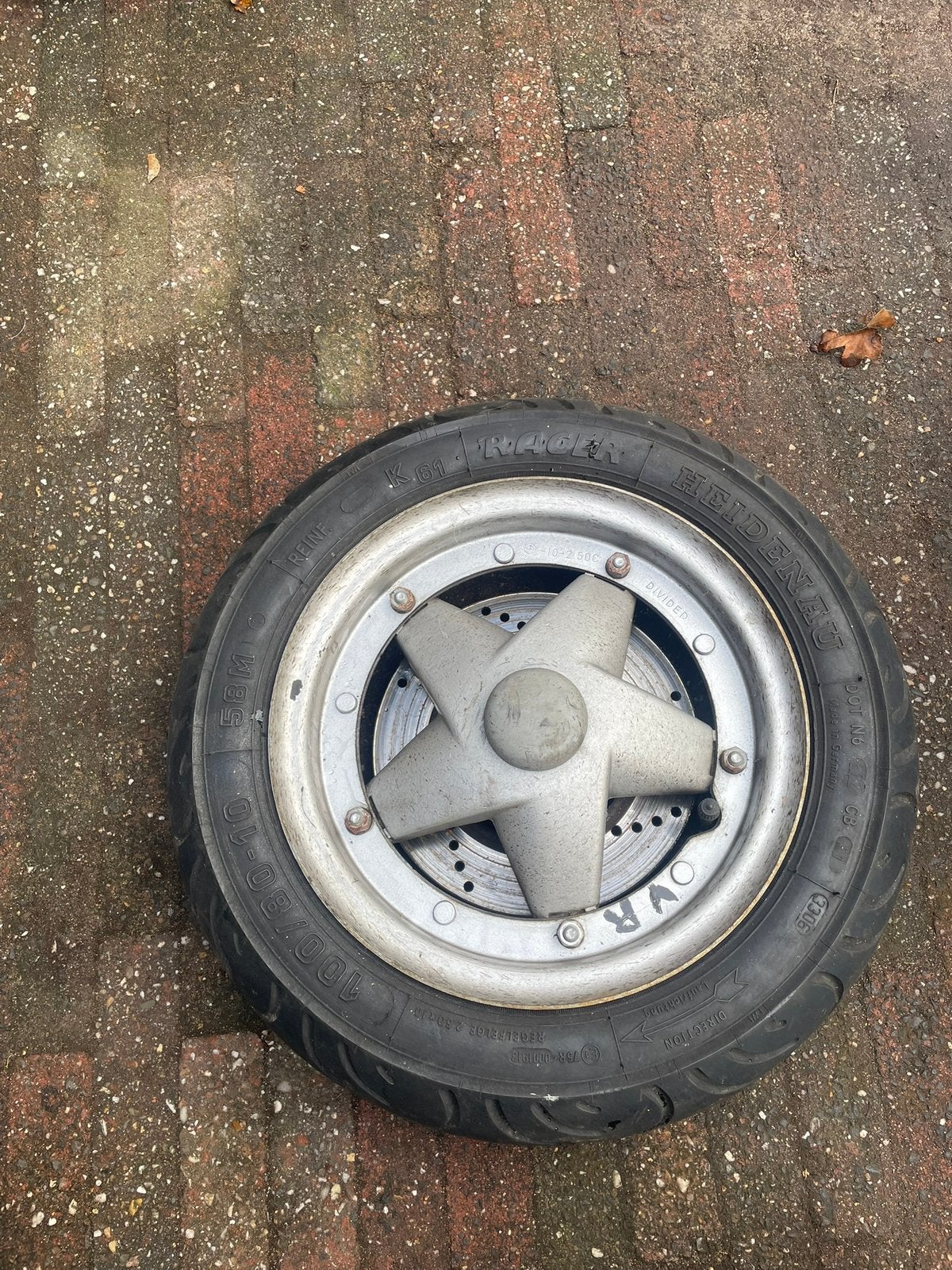 piaggio skipper / quartz voorvelg, Ophalen