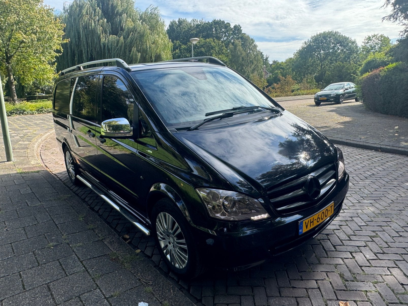 Mercedes-Benz Vito 116cdi 2.1D 120KW 2014, Auto's, Euro 5, Zwart, 4 cilinders, Parkeersensor