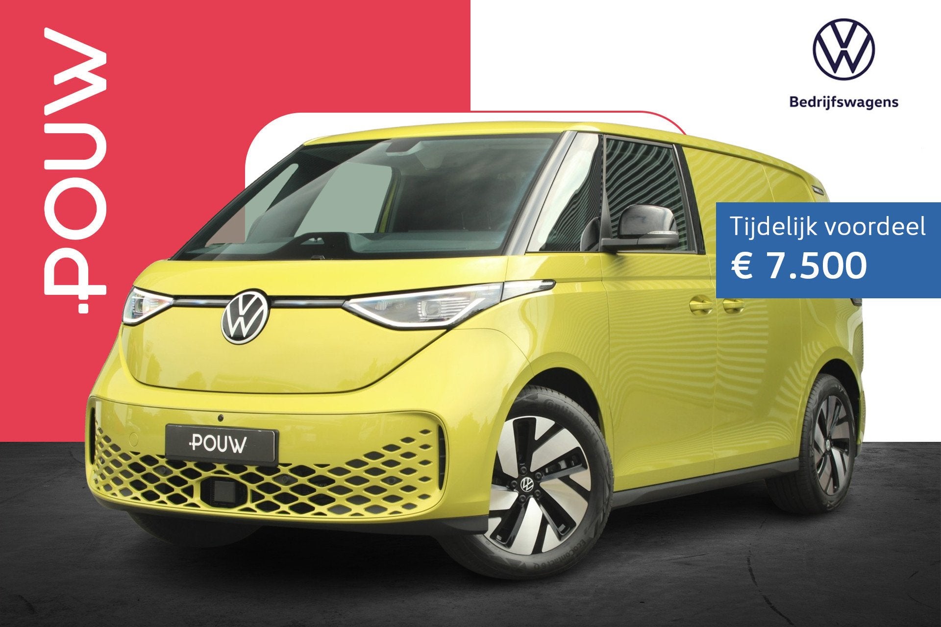 Volkswagen ID. Buzz Cargo 286pk Bulli Limited Edition 79 kWh, Auto's, Automaat, 12 maanden, Zwart, Volkswagen