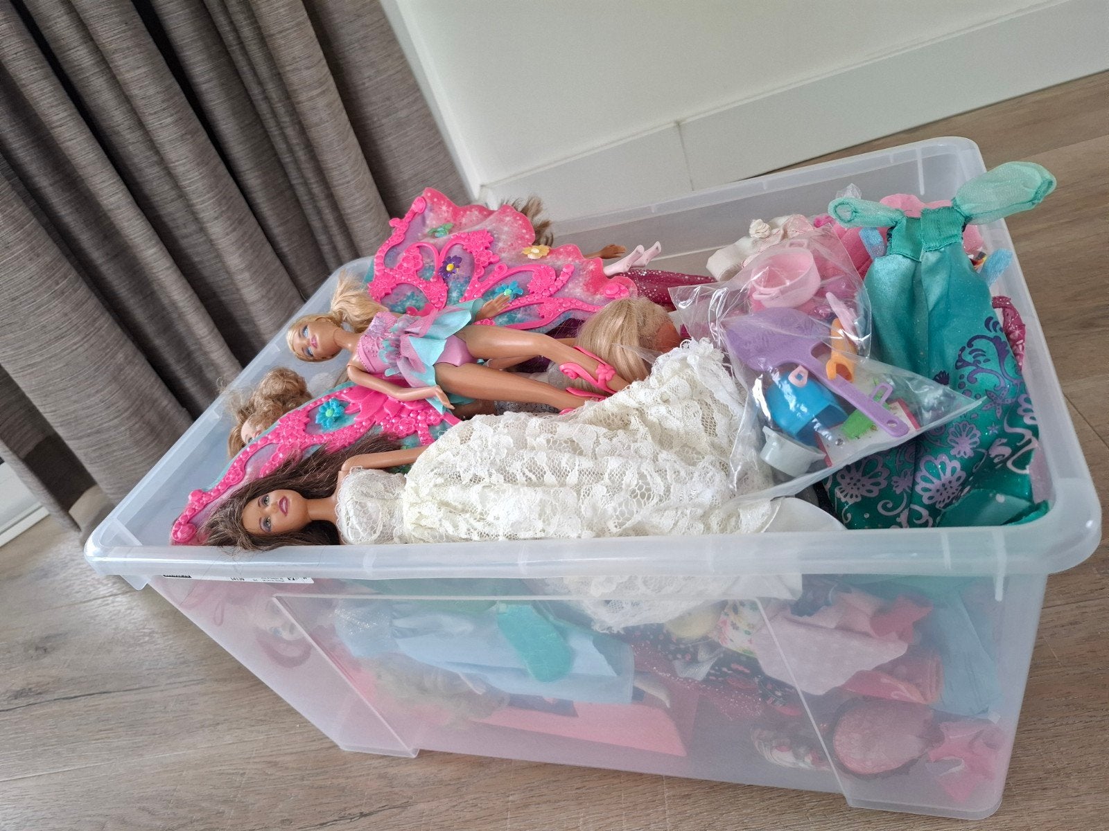 XXL set met 23 barbies, Mattel assesoires etc!, Ophalen of Verzenden, Zo goed als nieuw, Barbie
