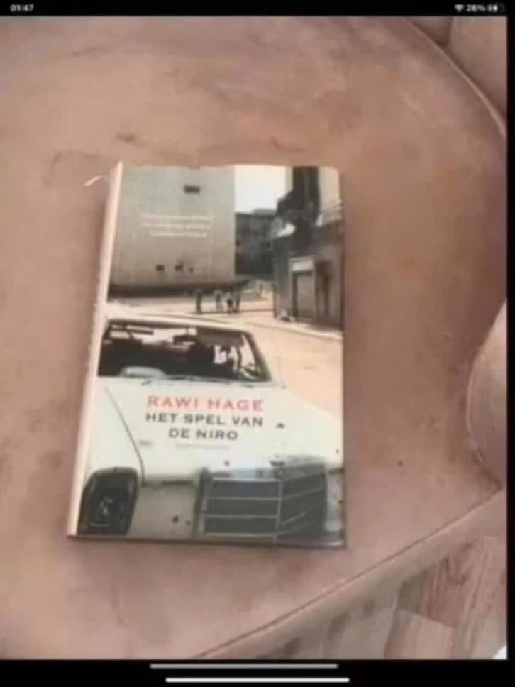 R. Hage - Het spel van De Niro (Roman), Gelezen, Niet van toepassing, Ophalen of Verzenden, R. Hage