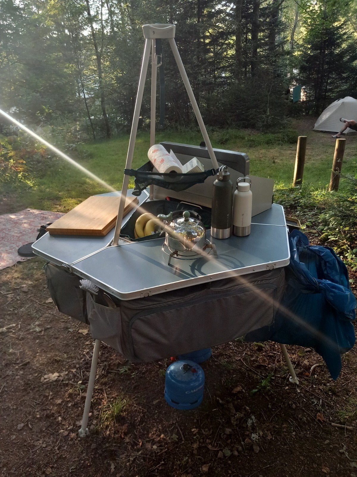 Decathlon Quechua Teepee keukenmeubel, Ophalen, Gebruikt, Campingkast