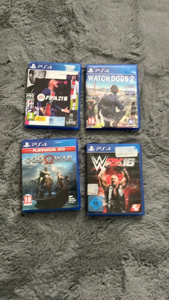 4 games PS4, Ophalen, Overige genres, 2 spelers, Eén computer