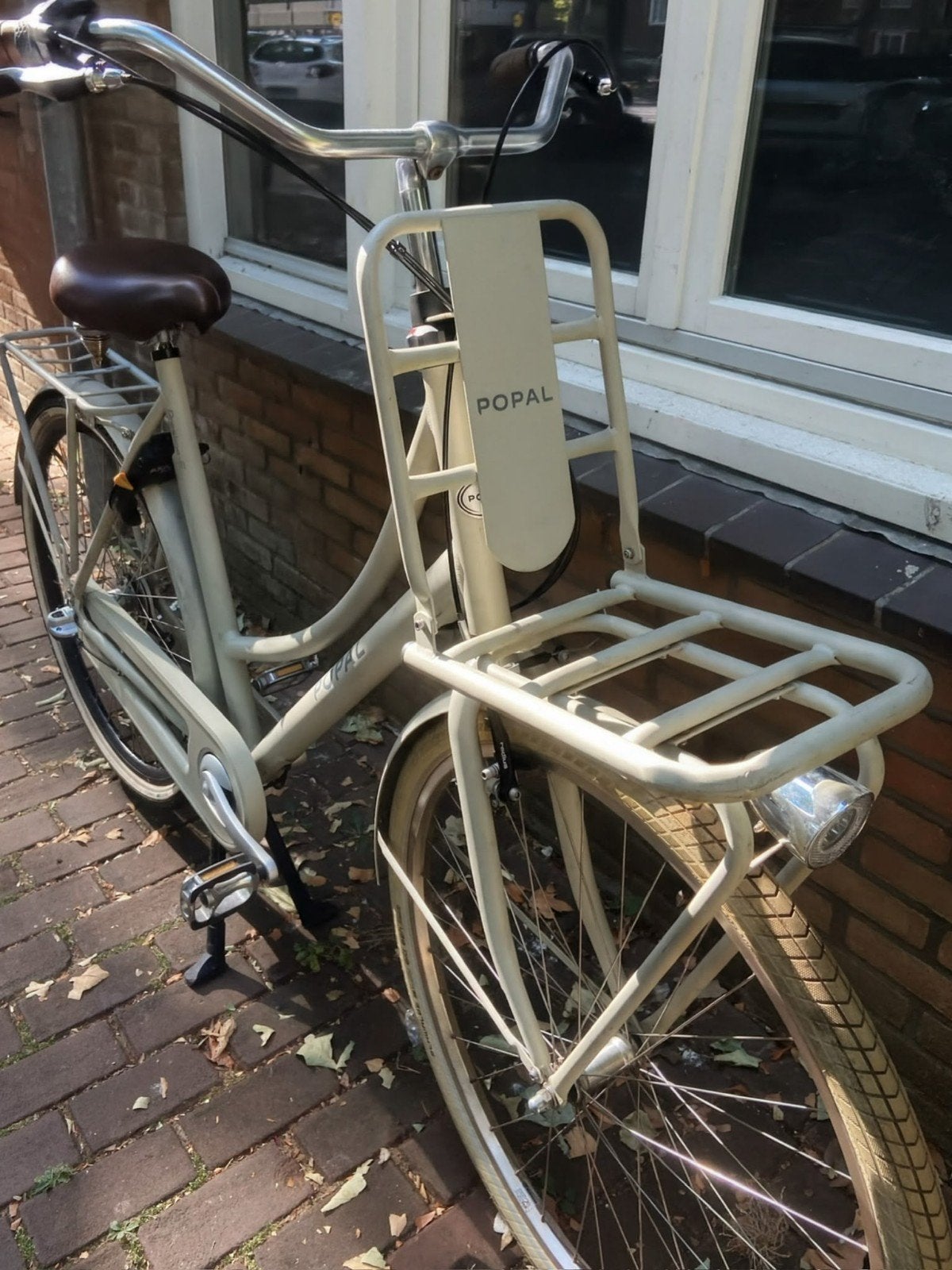 POPAL MOEDERFIETS MET VERSNELINGEN 28INCH, Fietsen en Brommers, Fietsen | Dames | Moederfietsen, Velgrem, Dubbele standaard, 56 cm of meer