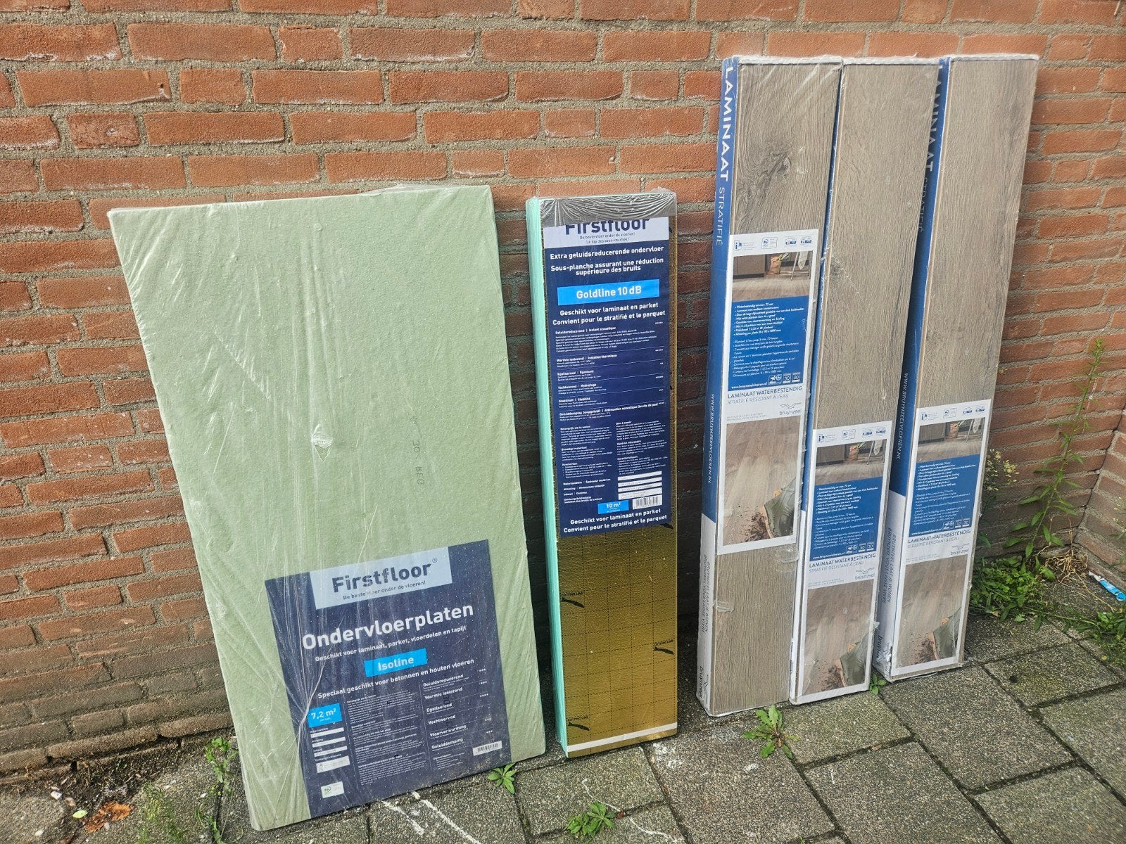 laminaat + ondervloer, Ophalen, Nieuw, 10 tot 25 m², Laminaat