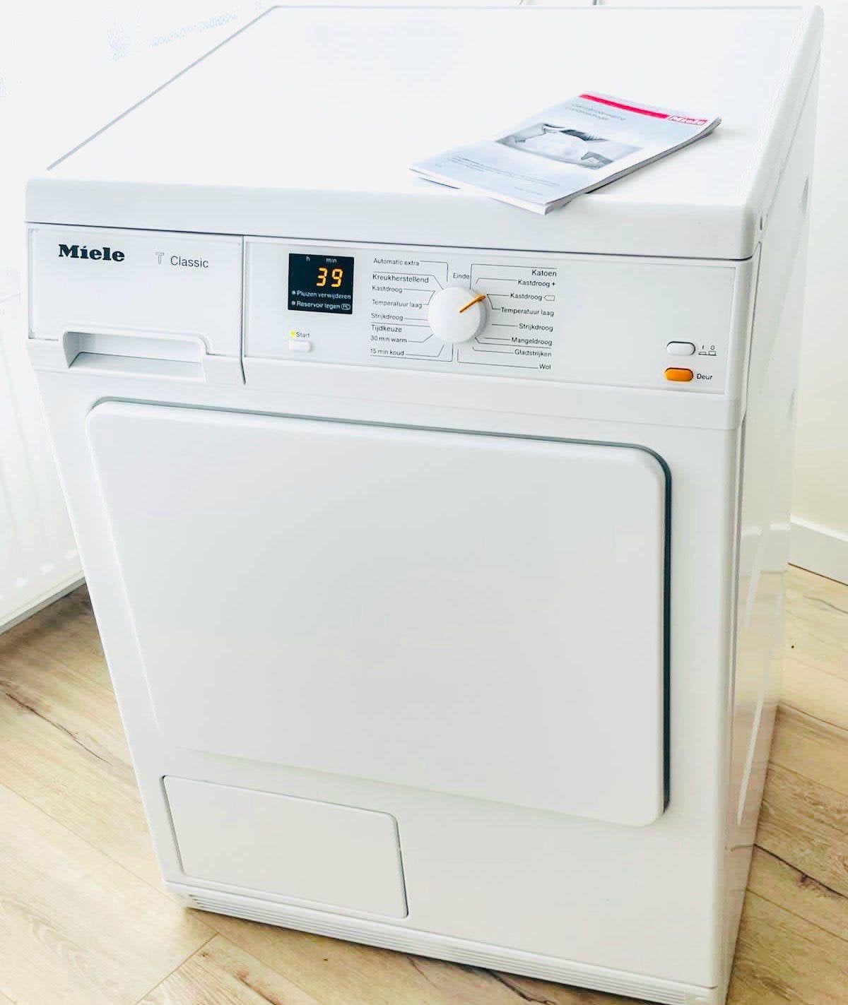 Prachtige,Miele T Classic Condensdroger 7KG in top staat, Ophalen, 6 tot 8 kg, Zo goed als nieuw, Voorlader