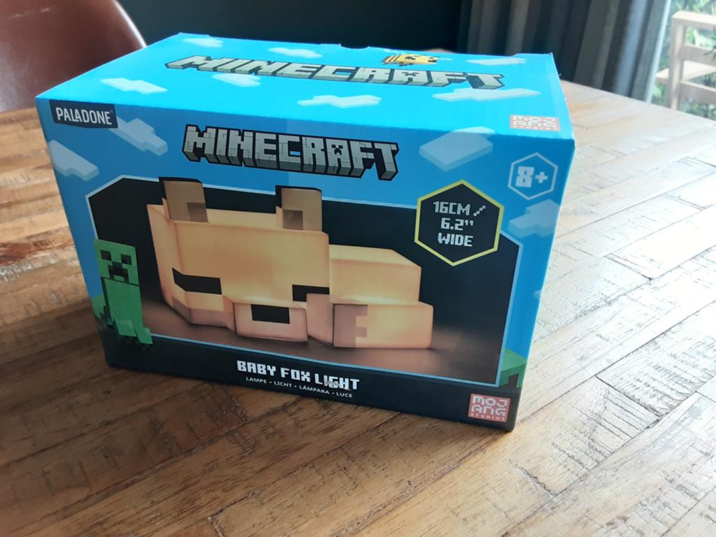 Minecraft Baby Fox Light - inclusief de originele doos, Ophalen, Nieuw, Jongen of Meisje