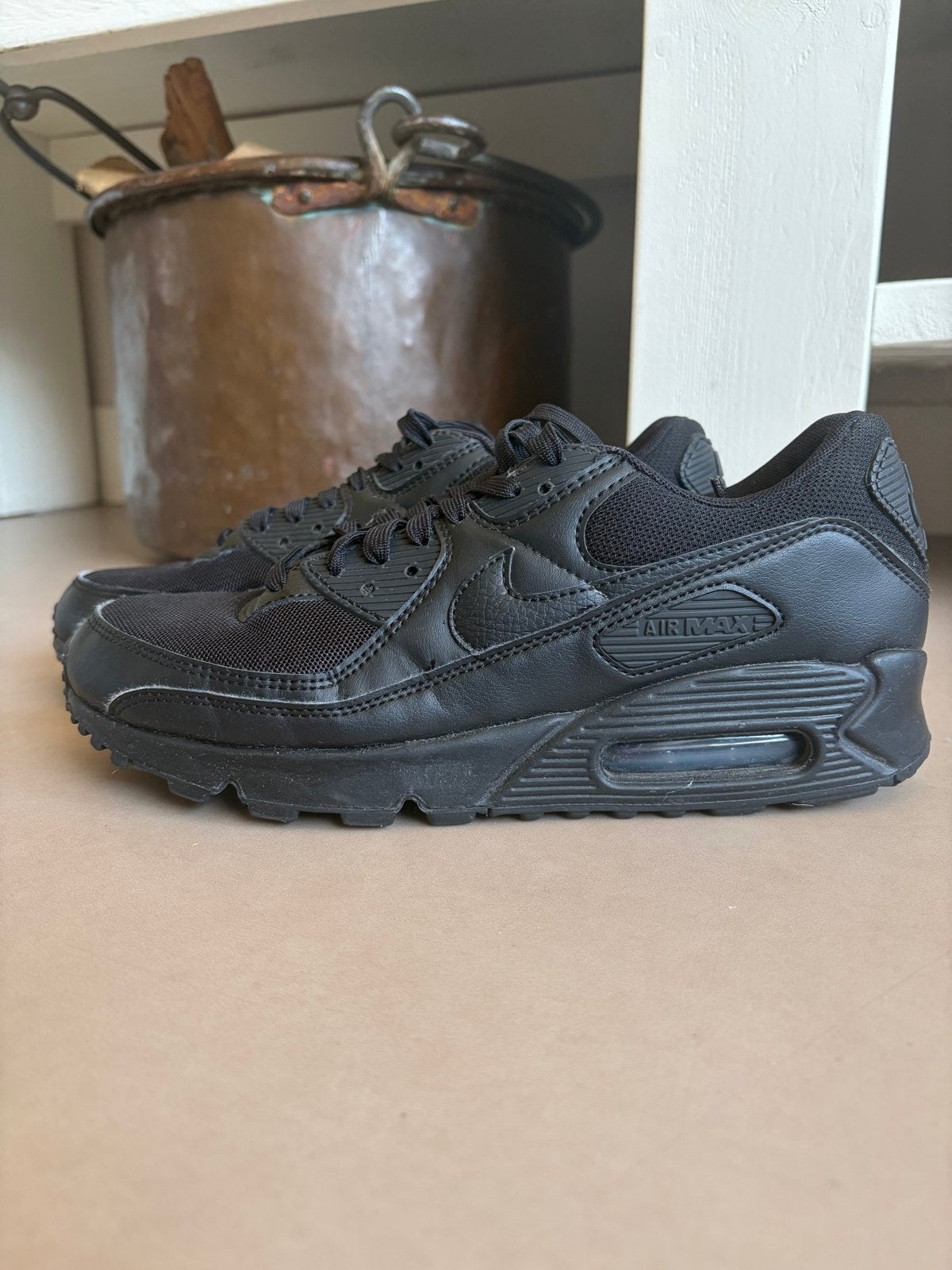 Nike Air Max 90 Zwart - Maat 42, Verzenden, Zwart, Sneakers of Gympen, Gedragen