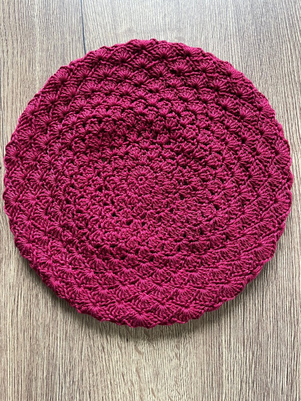Baret, gehaakt/ de Haakboetiek, Meisje, Hoed, Nieuw, Ophalen of Verzenden