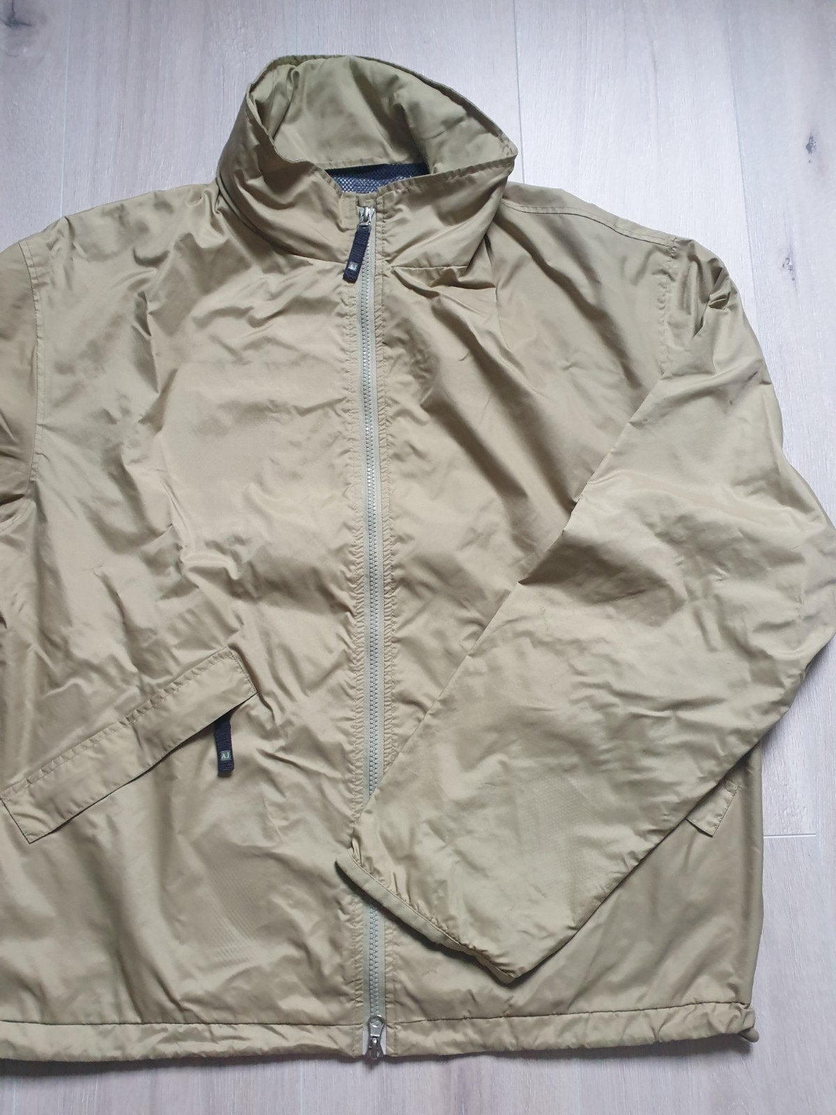 Armani jeans windbreaker maat 40 €50, Armani, Maat 48/50 (M), Beige, Ophalen of Verzenden