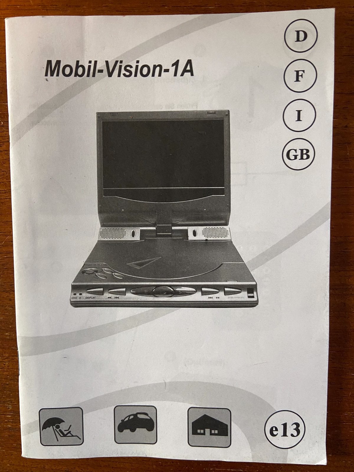 Mobil-Vision-1A draagbare DVD speler, o.a. in de auto, Ophalen of Verzenden, Zo goed als nieuw, Overige merken