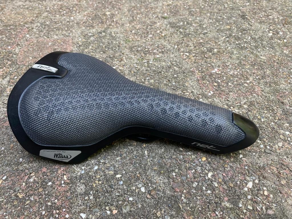 Selle Italia Net fietszadel, Fietsen en Brommers, Fietsonderdelen, Zo goed als nieuw, Zadel, Kunststof, Ophalen of Verzenden