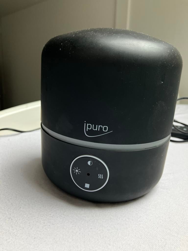 Ipuro Aroma Diffuser Air Sonic Zwart met Afstandsbediening, Huis en Inrichting, Woonaccessoires | Overige, Zwart, Kunststof, Ophalen of Verzenden
