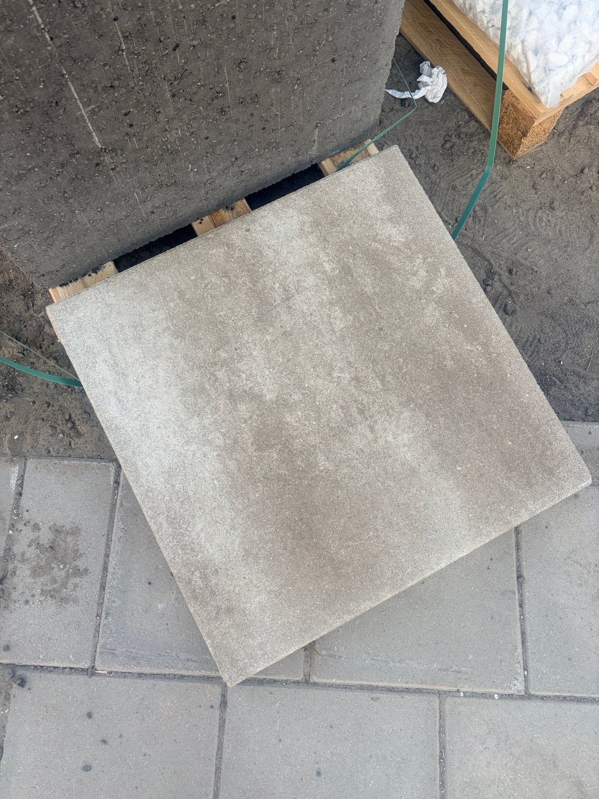 Betontegels 60x60x4 - Sand, Tuin en Terras, Tegels en Klinkers, Ophalen, Nieuw, 10 m² of meer, Beton