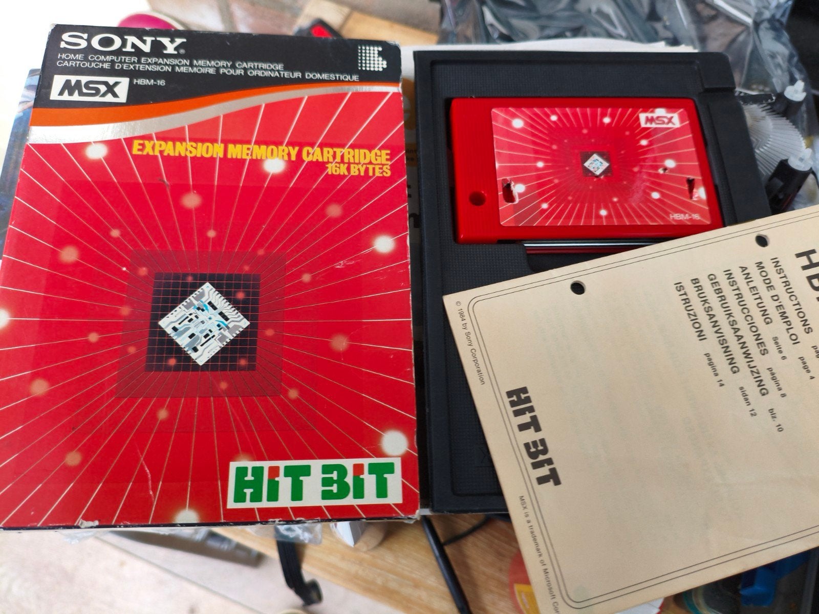 Sony Hitbit expansion memory cartridge HBM-16., Ophalen of Verzenden