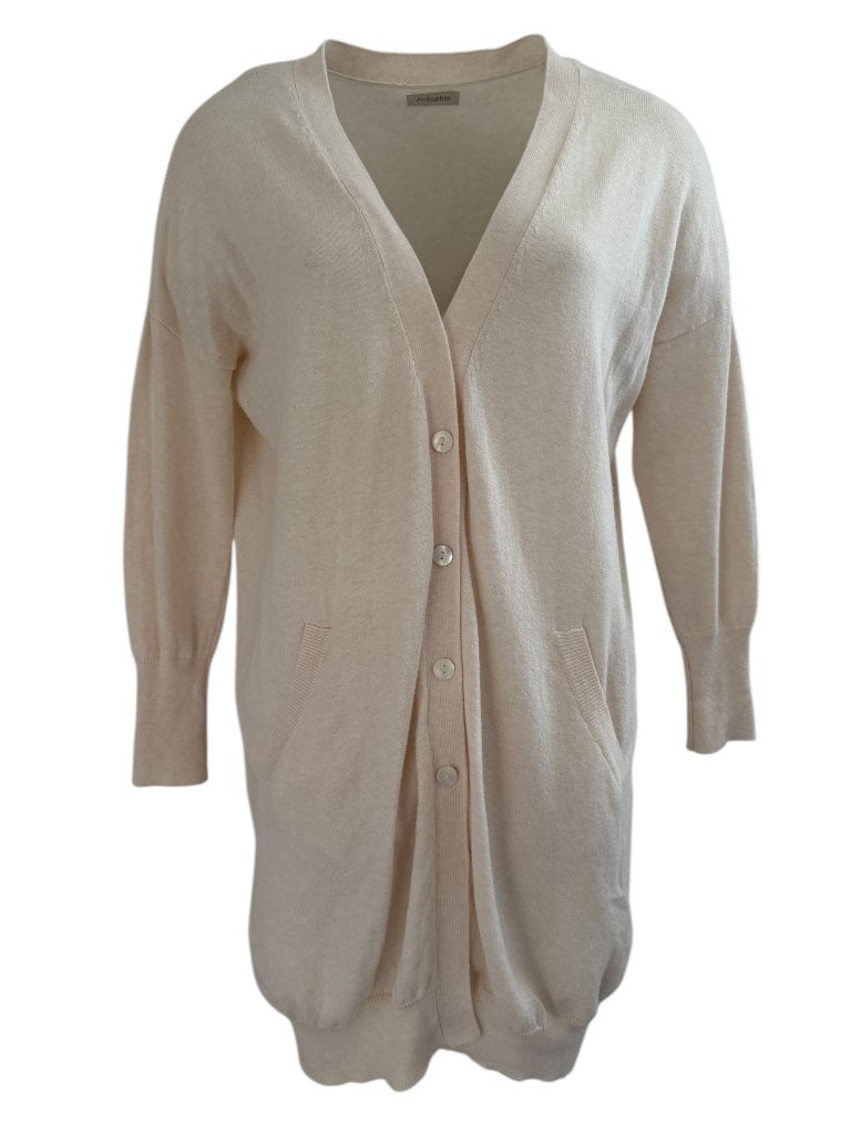JcSophie vest L, Verzenden, Beige, Zo goed als nieuw