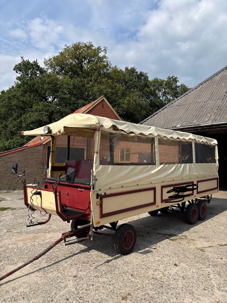 Huifkar voor paard of trekker, Ophalen, Gebruikt, Recreatie